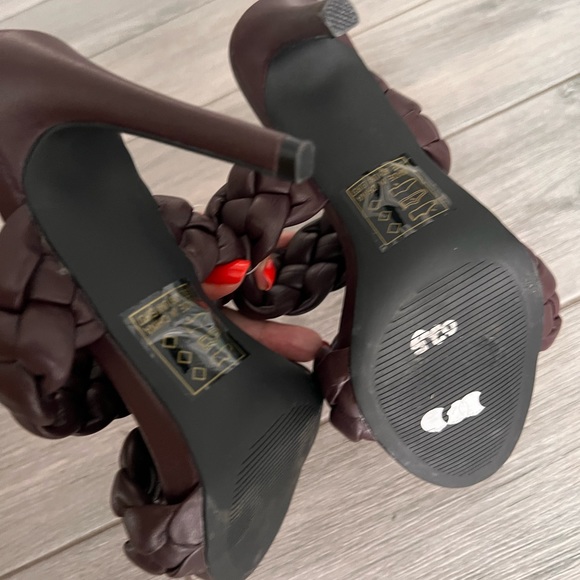 Qupid open toe heels Sz 6 - Picture 6 of 7